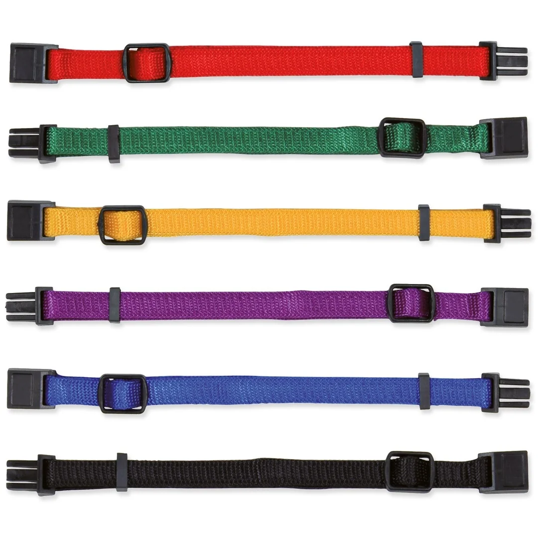 Obojok Trixie rozoznávací šteňa mix farieb M-L 22-35cmx10mm 6ks