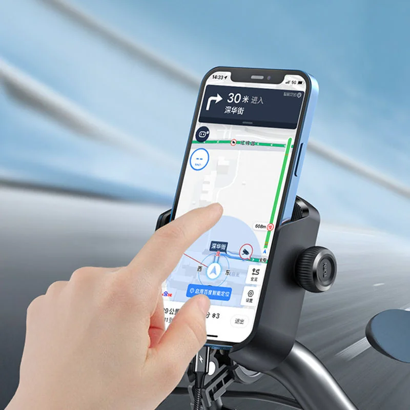 Joyroom JR-ZS431 držiak na mobil na bicykel / motocykel, čierny
