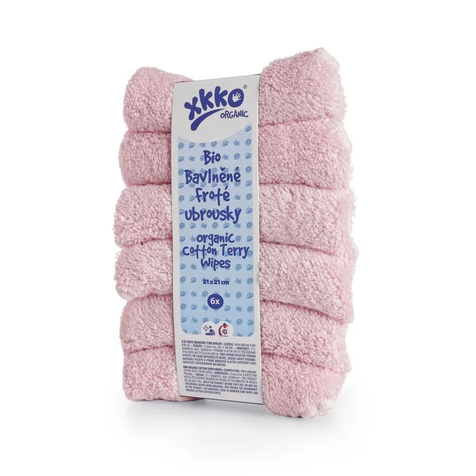 XKKO Bambusové obrúsky 30x30 COLOURS (9ks)