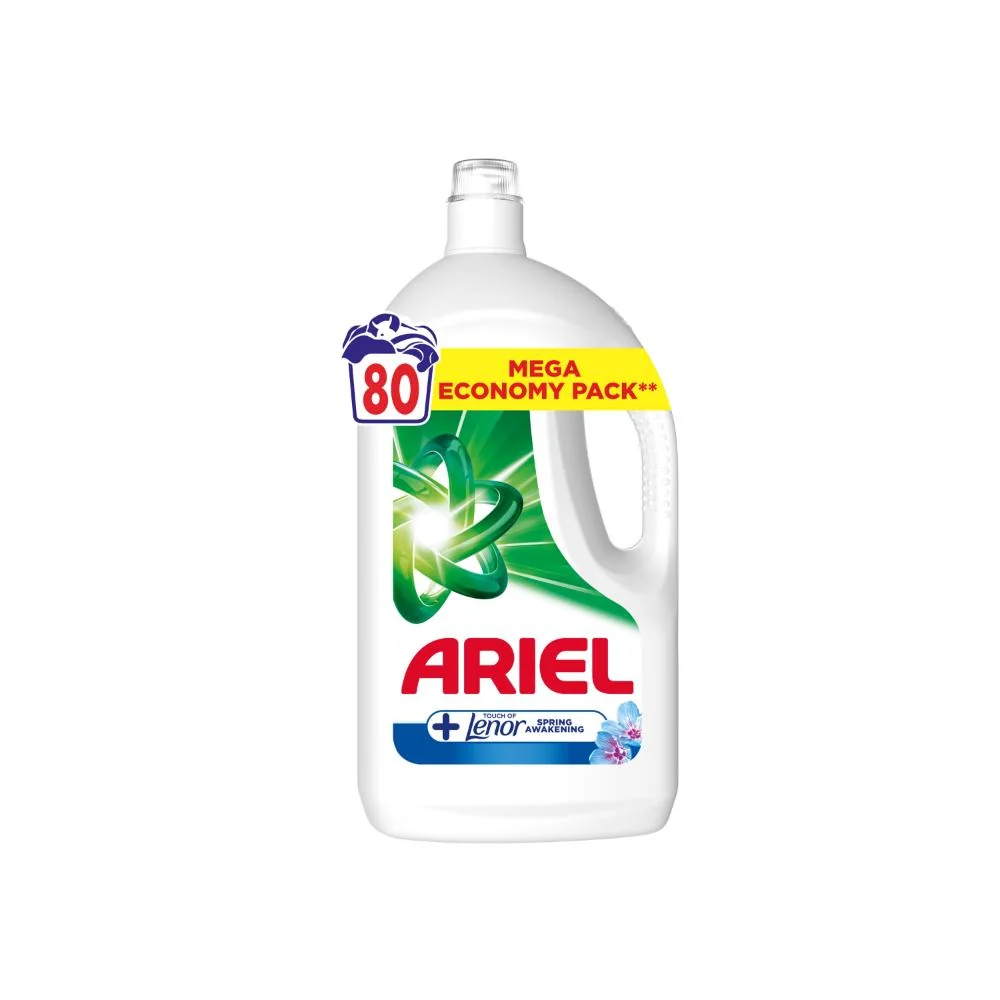 Ariel +Touch Of Lenor Spring Awakening gél na pranie, 80 praní 3600 ml