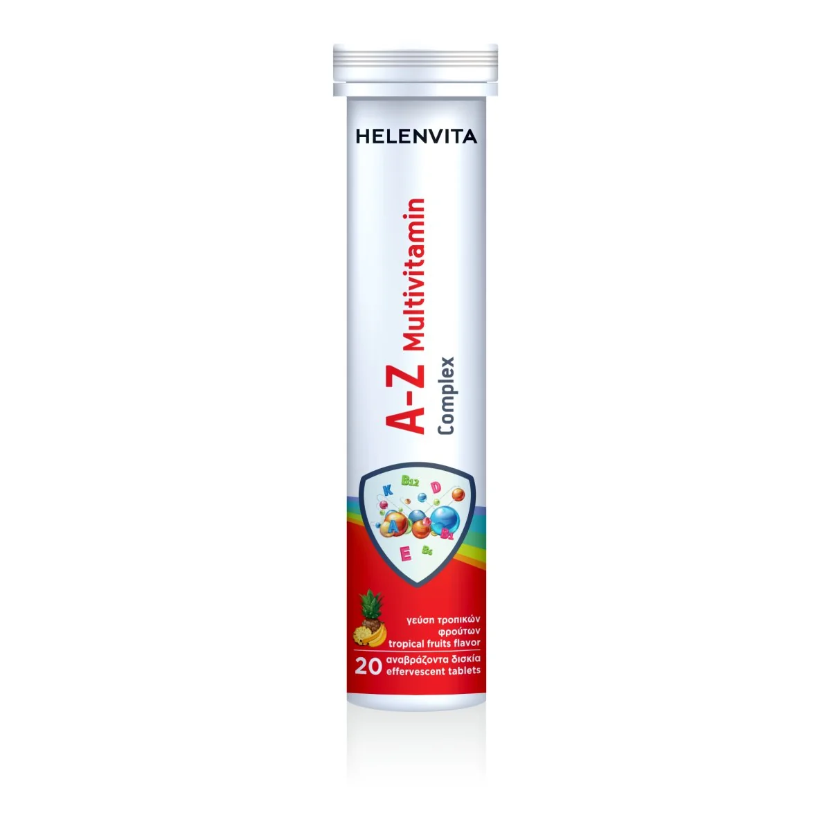 Helenvita A-Z Multivitamin Complex 20 šumivých tabliet tropické ovocie