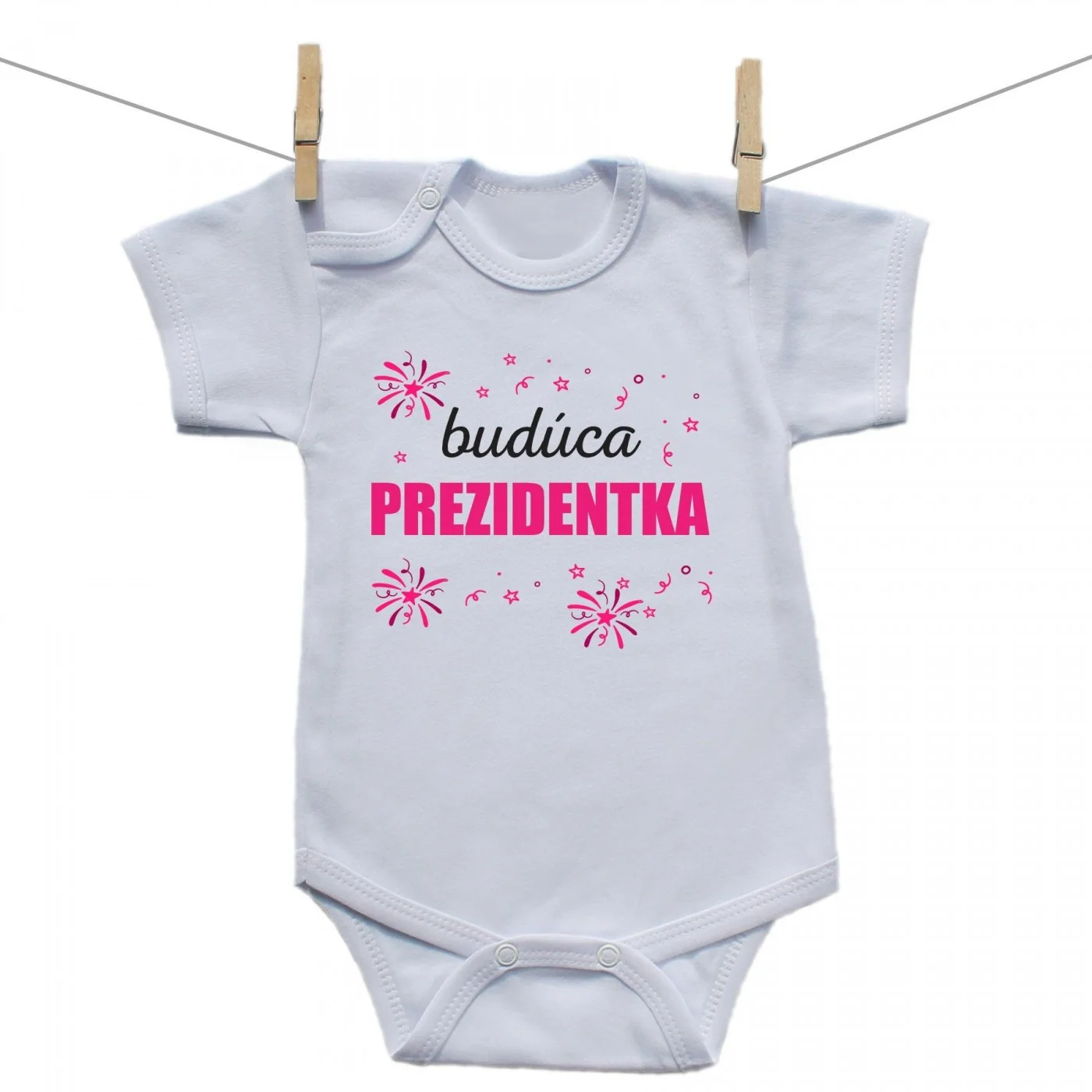 Boodyy Body s krátkym rukávom Budúca prezidentka Veľkosť: 50