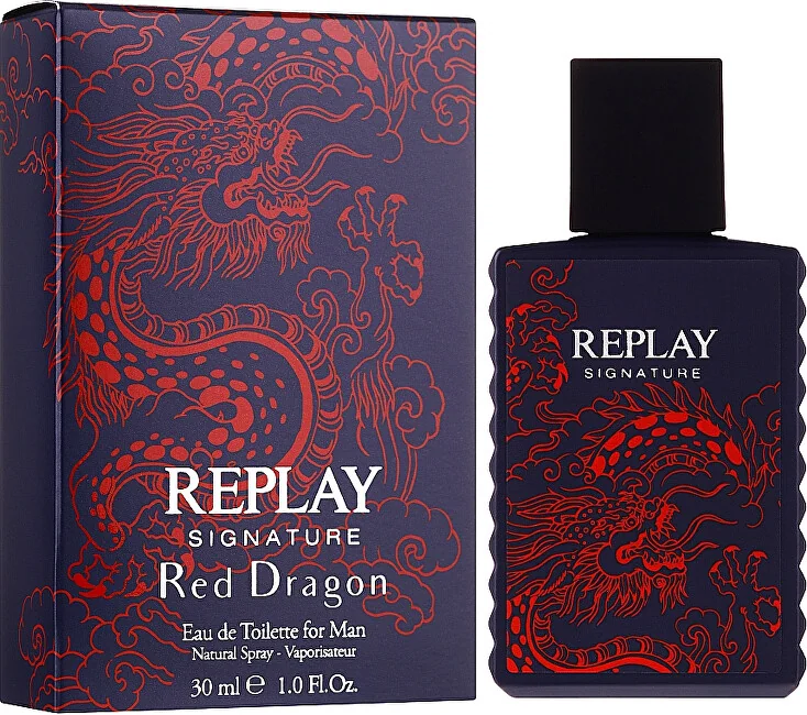 Replay Signature Red Dragon Man Edt 50ml 1×50 ml, toaletná voda