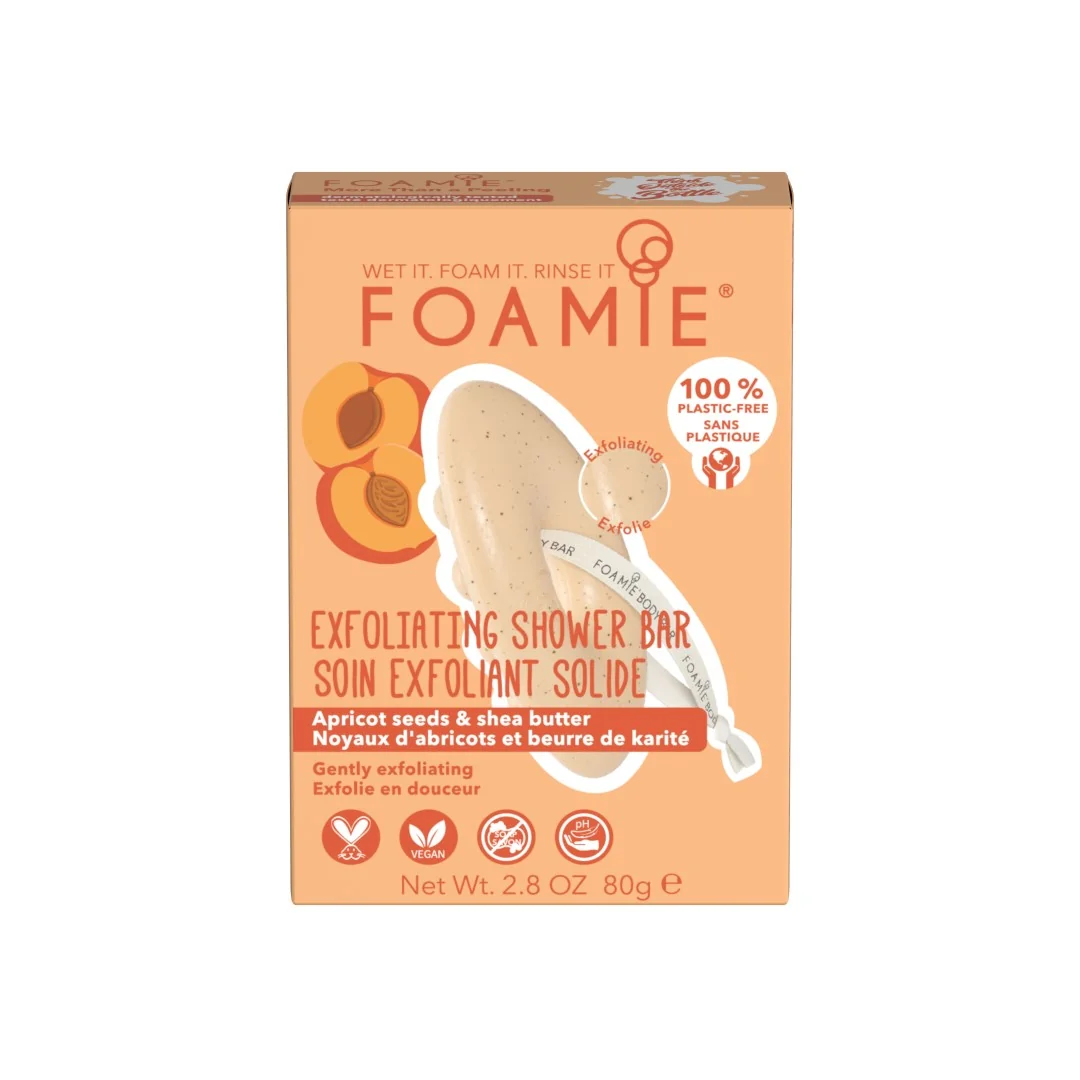 Foamie Tuhá sprchová starostlivosť More Than A Peeling 1×80 g, tuhý sprchový gél