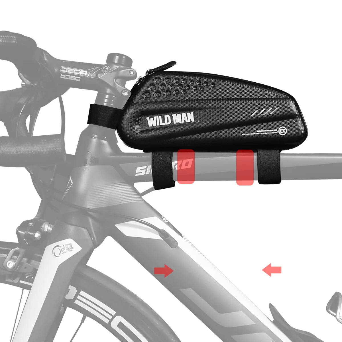 Wild Man EX cyklistická taška 1L, čierna