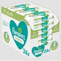 Pampers Wipes Box Sensitive Plastic Free 24x52ks