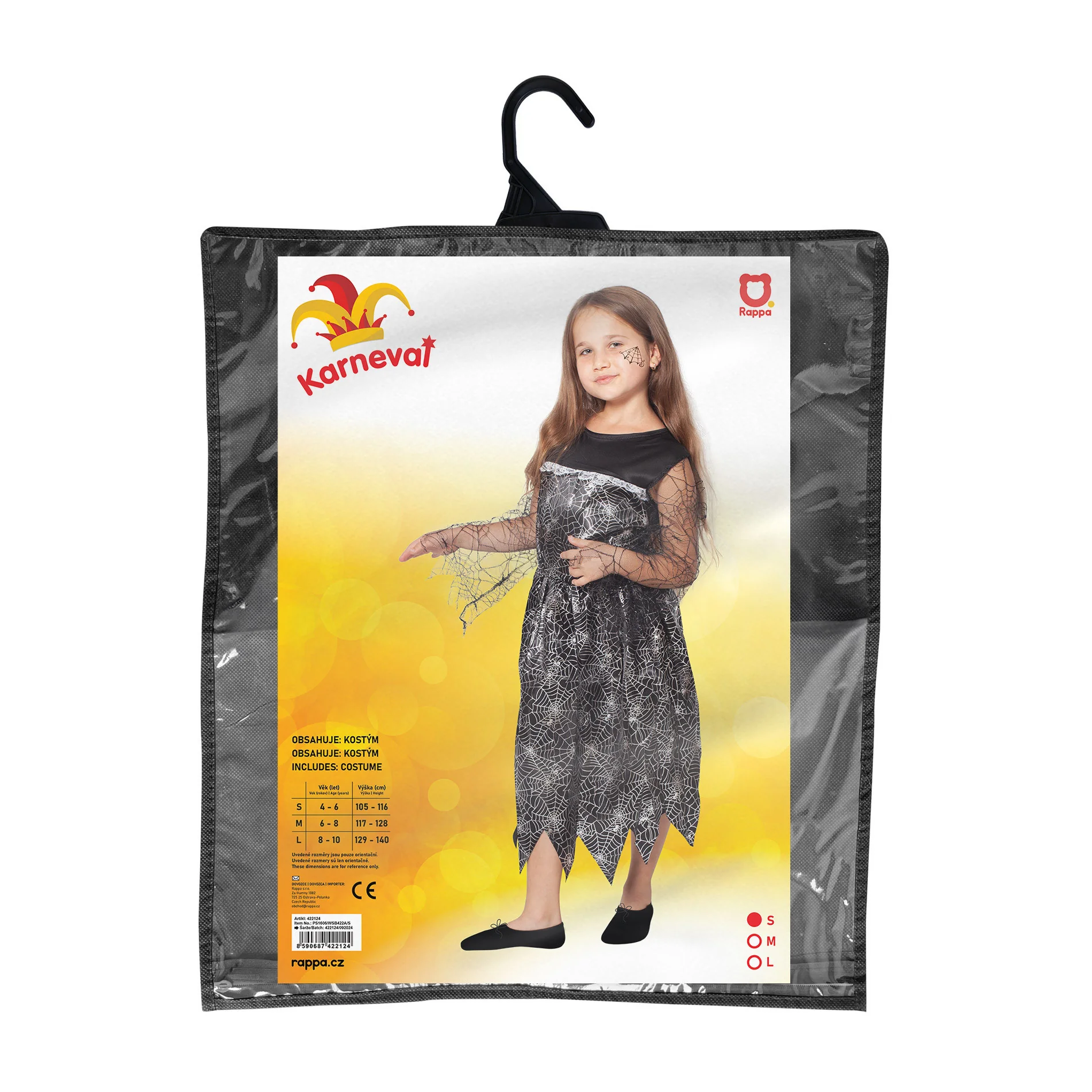 Kostým čarodejnice s pavučinou , 3422124