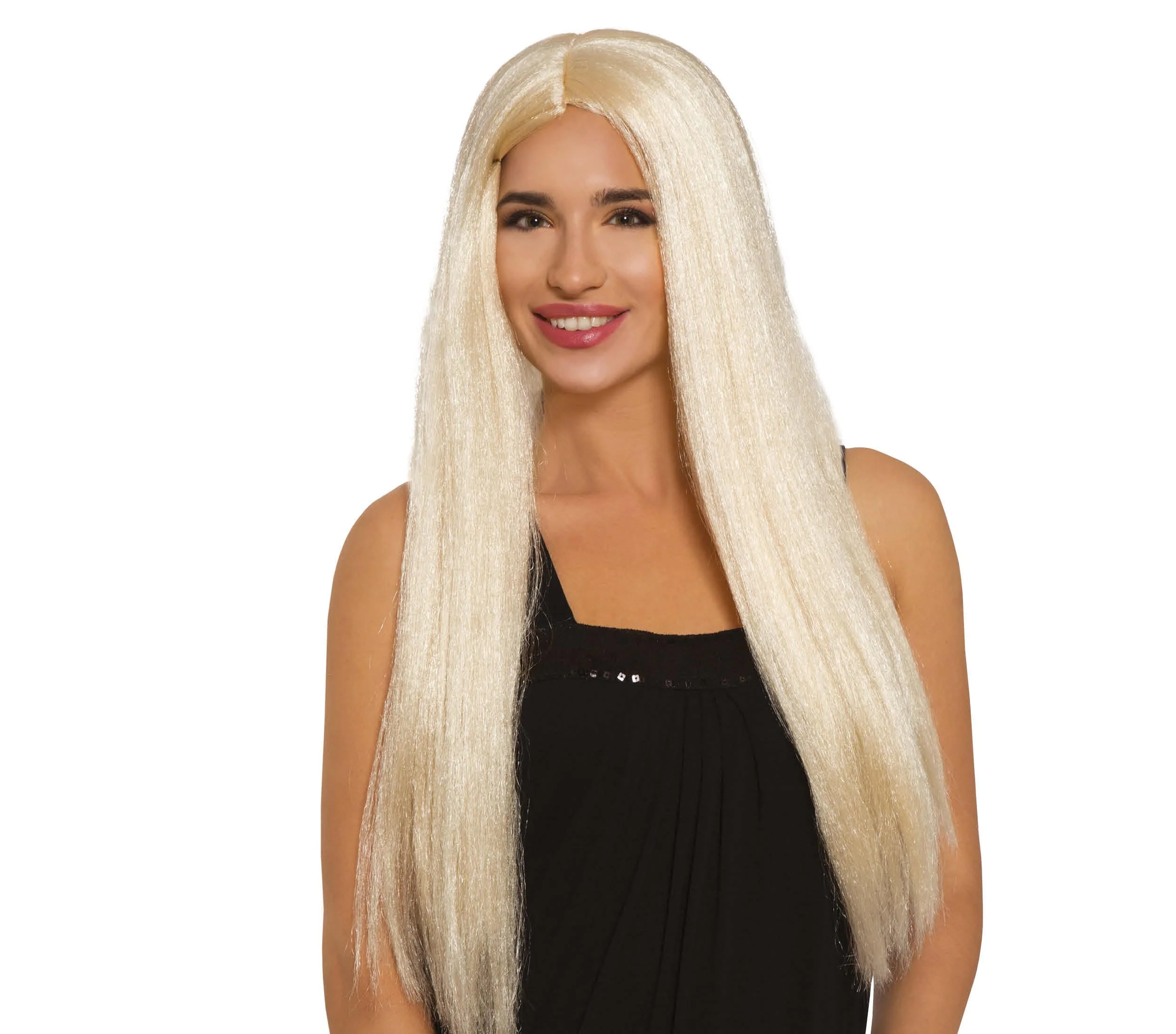 Parochňa dlhé blond vlasy