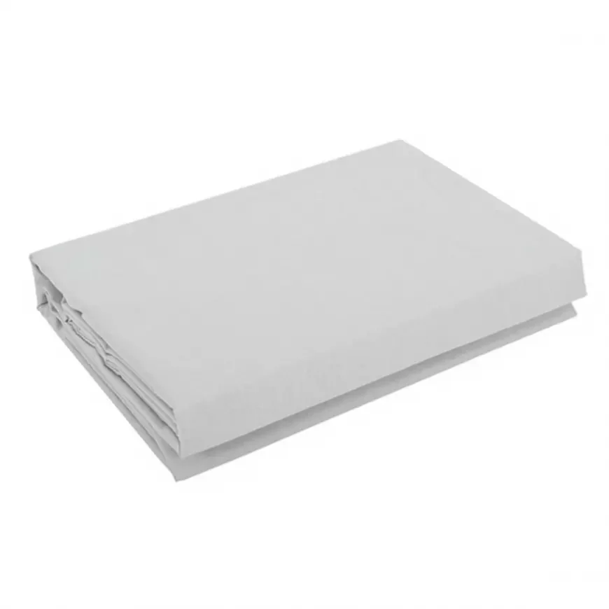 Bomimi napínacie prestieradlo do postieľky 120x60 cm, 100% bavlna, sivé