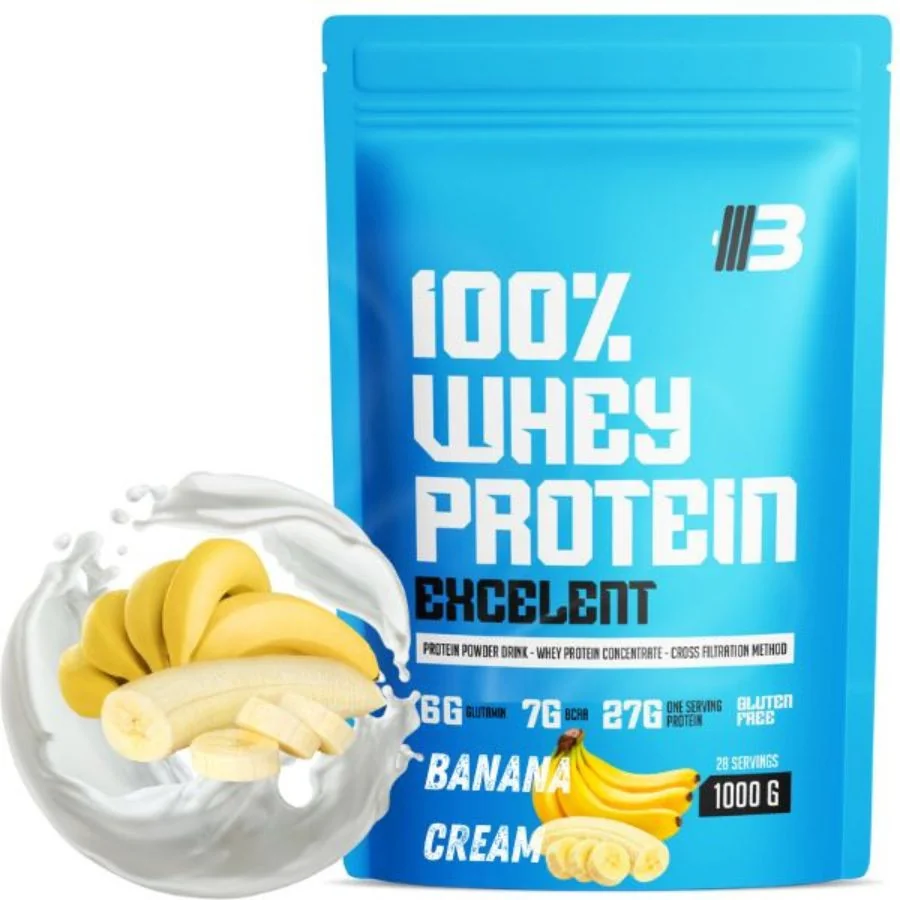 Excelent 100% Whey Proteín - banánový krém od BODY NUTRITION - 1000g
