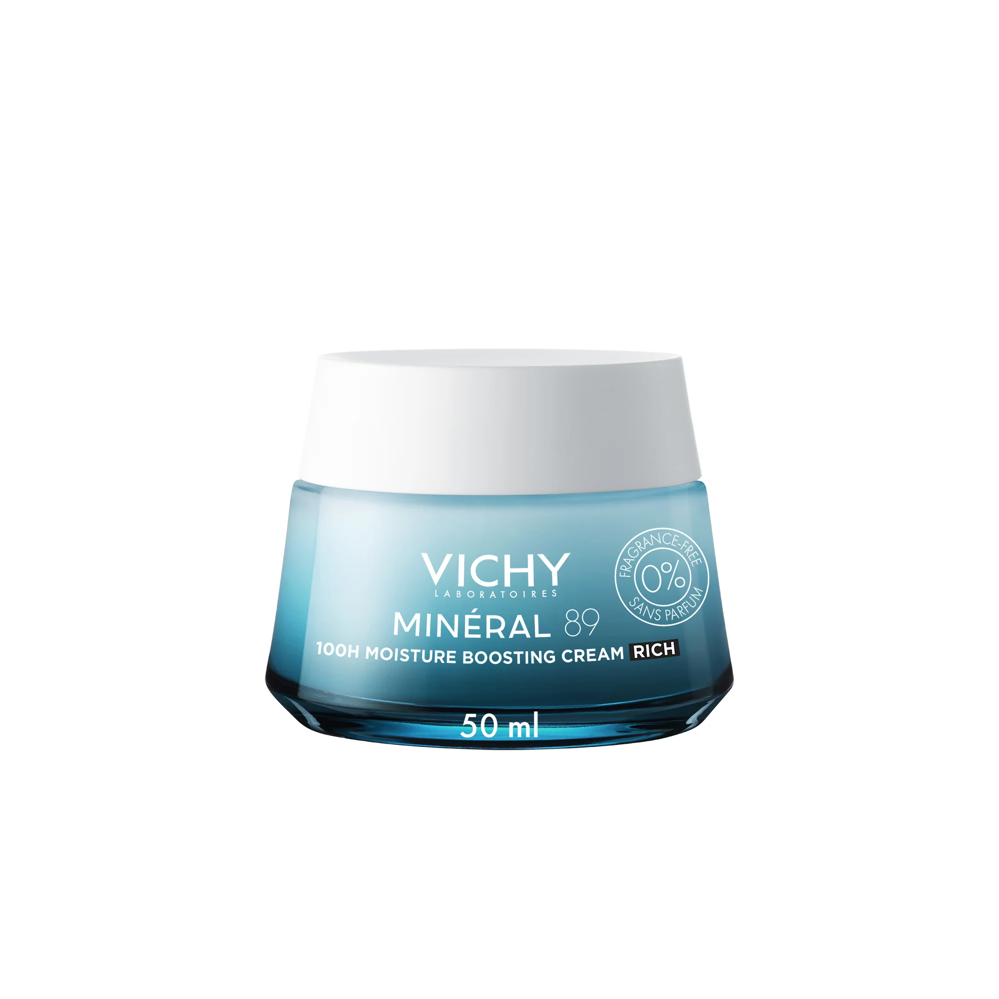 VICHY MINERAL89 100H krém pre podporu hydratácie - bez parfumácie 1×50 ml, krém