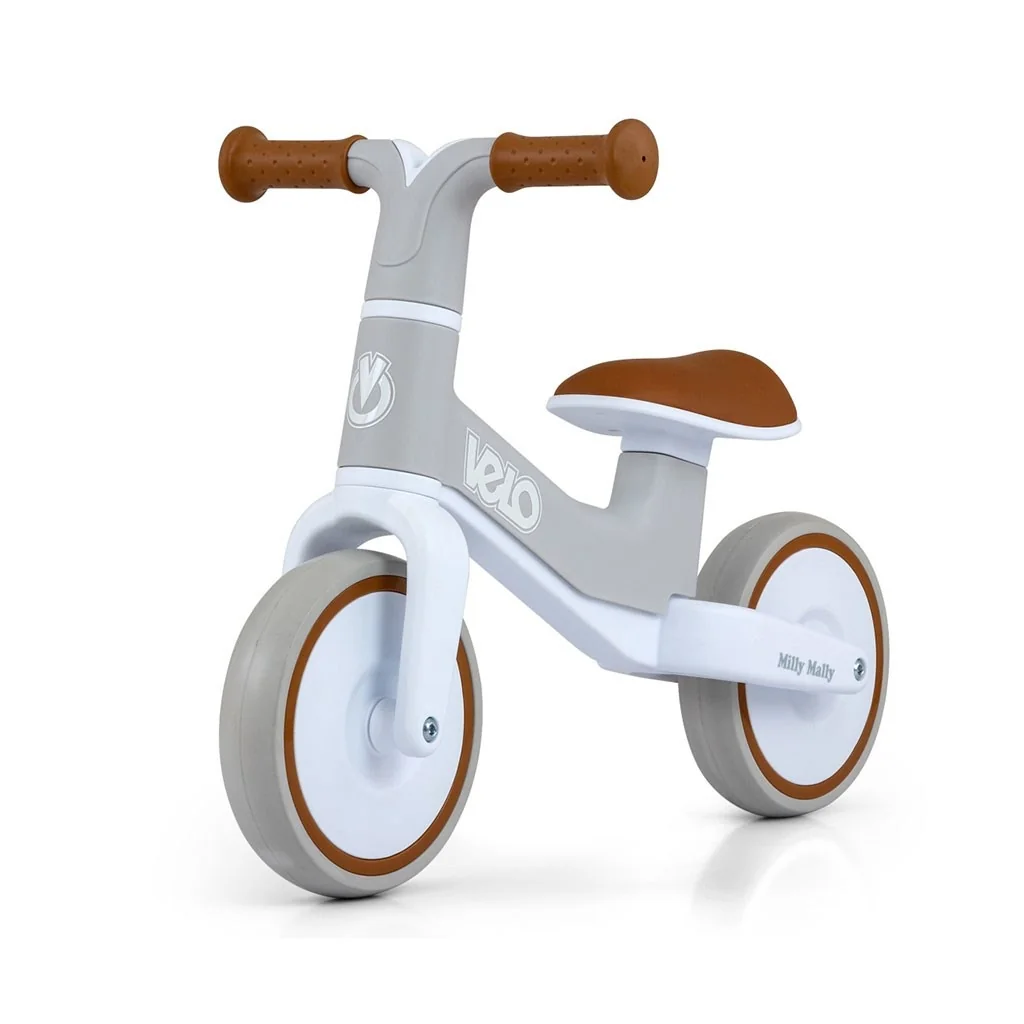 Detský balančný bicykel Milly Mally Velo Brown , 20C55819
