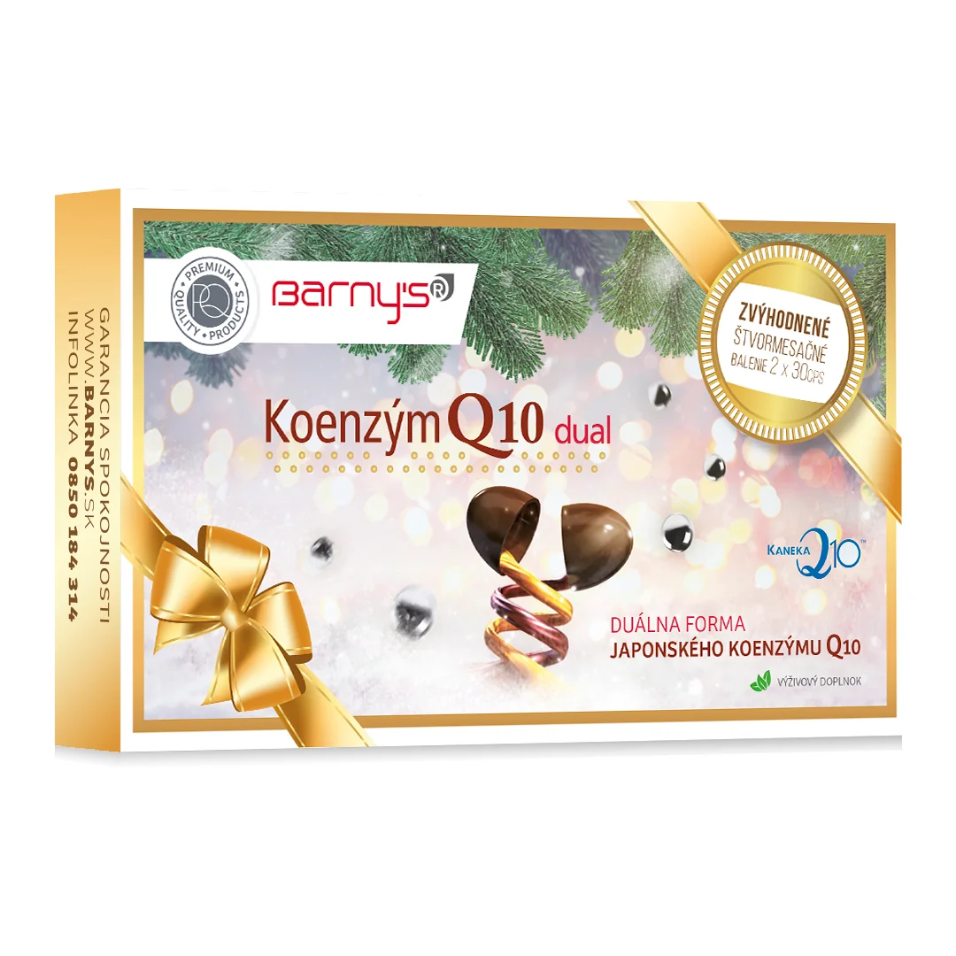 Barny's Koenzým Q10 dual, Zvýhodnené balenie 60 cps