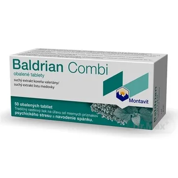 Baldrian Combi 1×50 tbl, 100 mg/90 mg, rastlinný liek