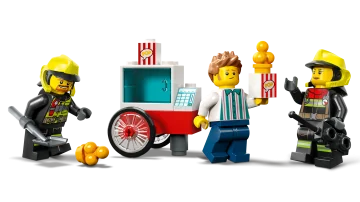 LEGO® City 60375 Hasičská stanica a hasičské auto 1×1 ks, lego stavebnica