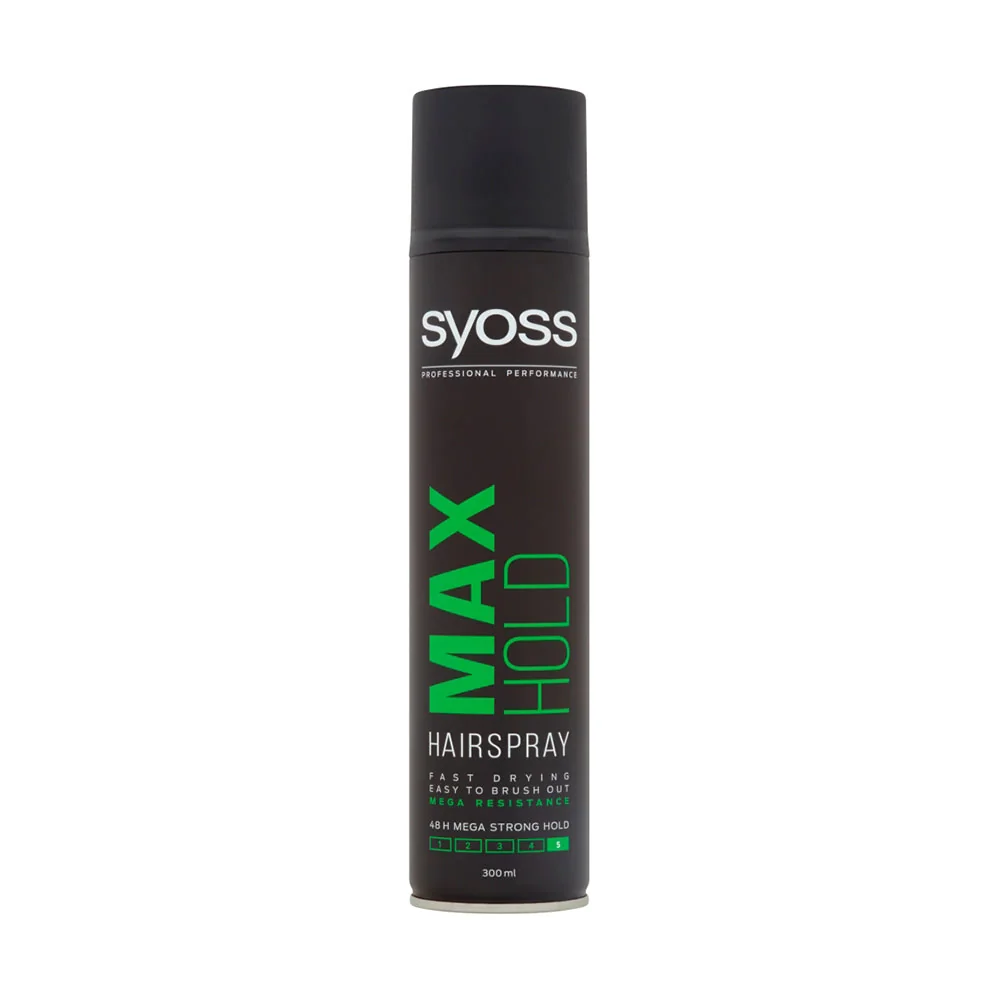 Syoss lak na vlasy Max Hold 300 ml 1×300 ml, lak na vlasy