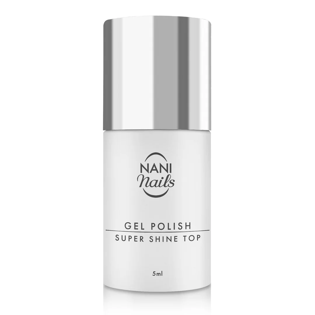 Super Shine Top – vrchný lak s extra leskom 5 ml, UV/LED gél lak