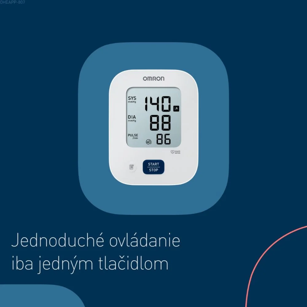 Tlakomer OMRON M2+ + sieťový zdroj 1 set