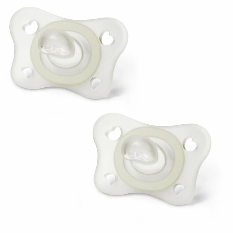Chicco PhysioForma LUMI silikónový ortodontický cumlík 0–6 m svietiaci