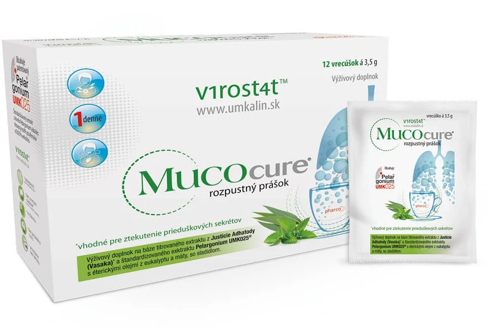 MUCOCURAN 1×12 ks, výživový doplnok so sladildom