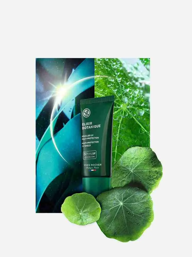 Yves Rocher Denná ochranná starostlivosť s OF 50+ ELIXIR BOTANIQUE 1×30 ml, denný ochranný krém SPF 50+