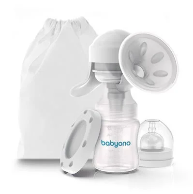BabyOno Odsávačka materského mlieka manuálna Anatomy 1×1 ks, manuálna odsávačka mlieka 150 ml
