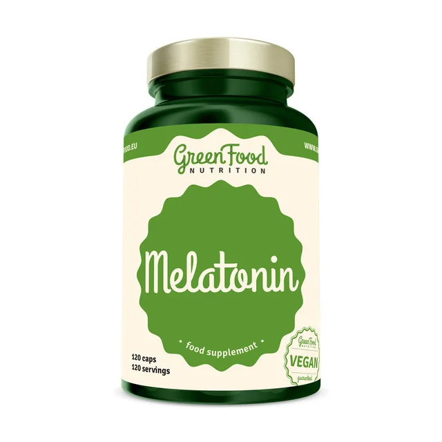 GreenFood Nutrition Melatonin 1×120 cps, výživový doplnok
