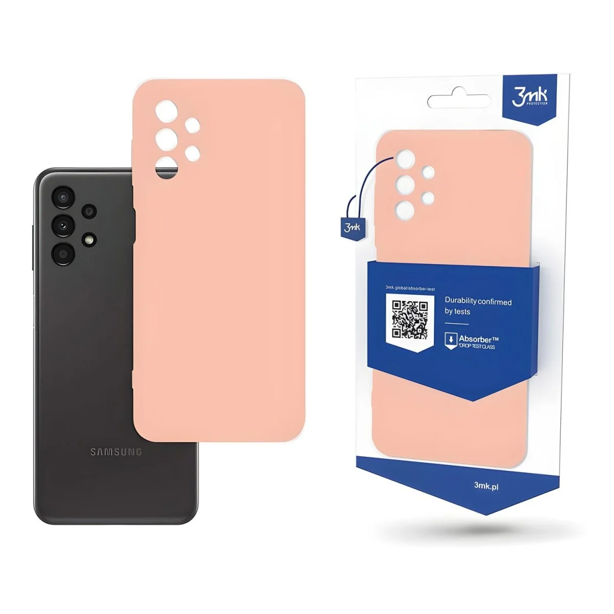 Matt puzdro pre Samsung Galaxy A13 - Ružová 3mk, testované, odolné