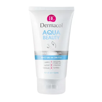 Dermacol Aqua Beauty 3v1 čistiaci gél na tvár 1×150 ml, čistiaci gél na tvár