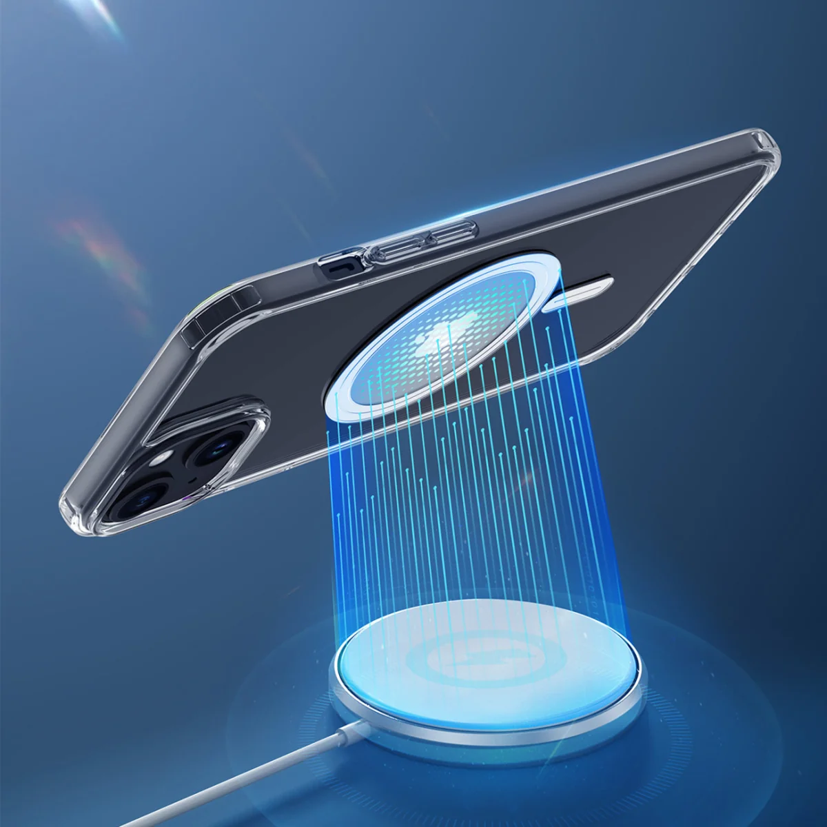 Dux Ducis Clin MagSafe kryt na iPhone 15, priesvitný