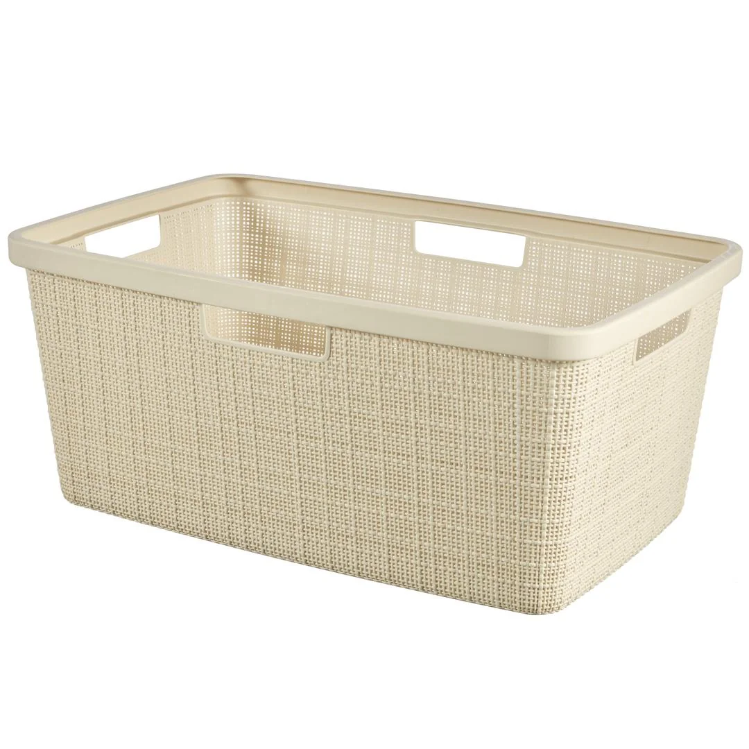 Kôš na bielizeň Curver Jute 46L béžový 245980