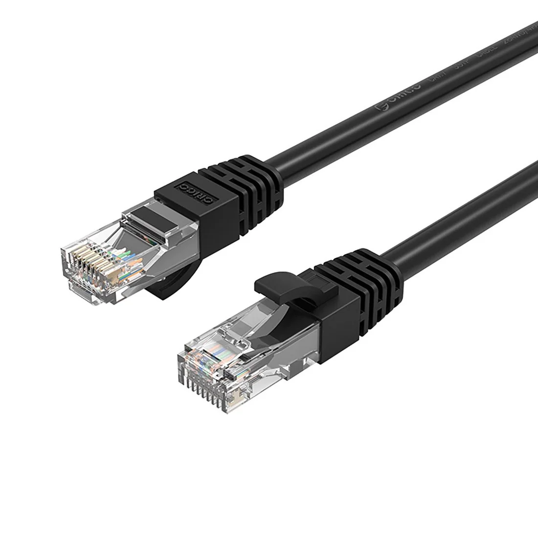 Orico PUG-C6 sieťový kábel LAN CAT6 RJ45 10m, čierny