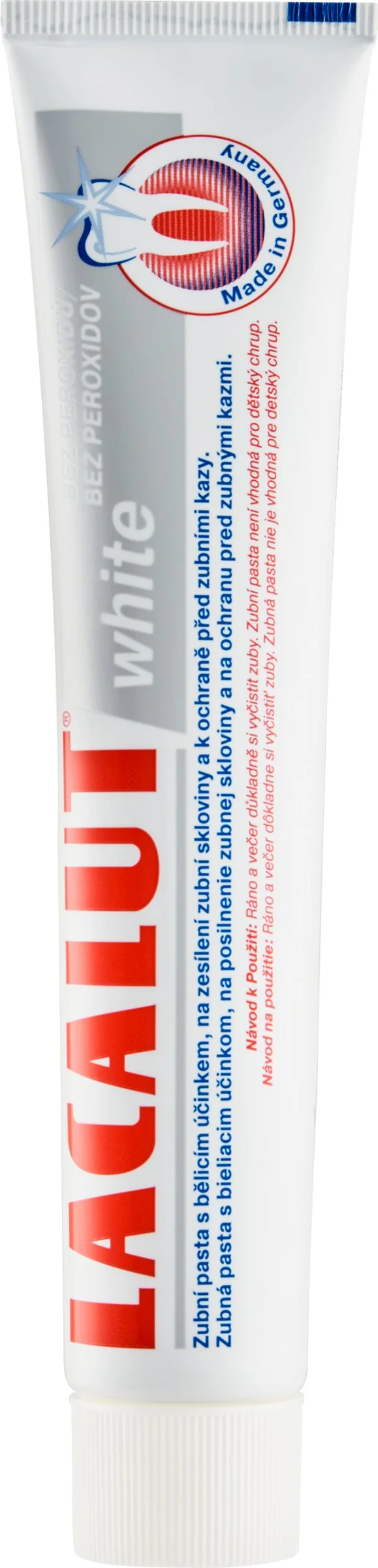 LACALUT WHITE ZUBNÁ PASTA 1×75 ml, pasta
