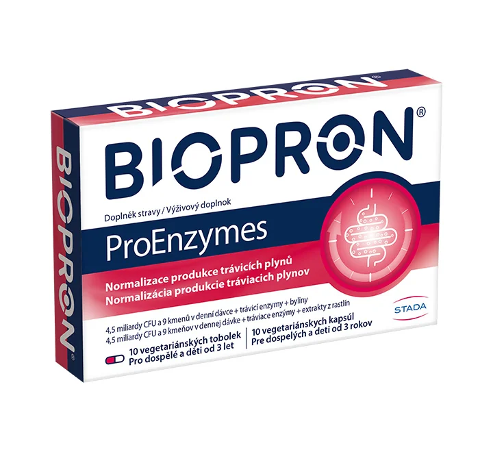 BIOPRON ProEnzymes 1×10 cps, výživový doplnok