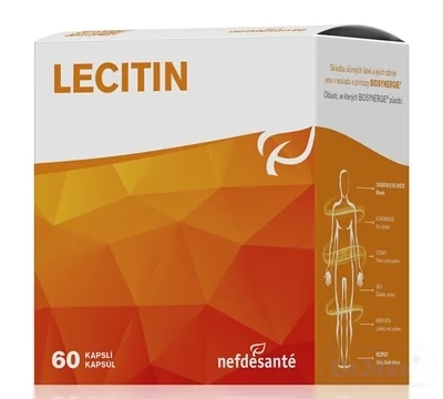 nefdesanté LECITÍN 1200 mg 1×60 cps, výživový doplnok
