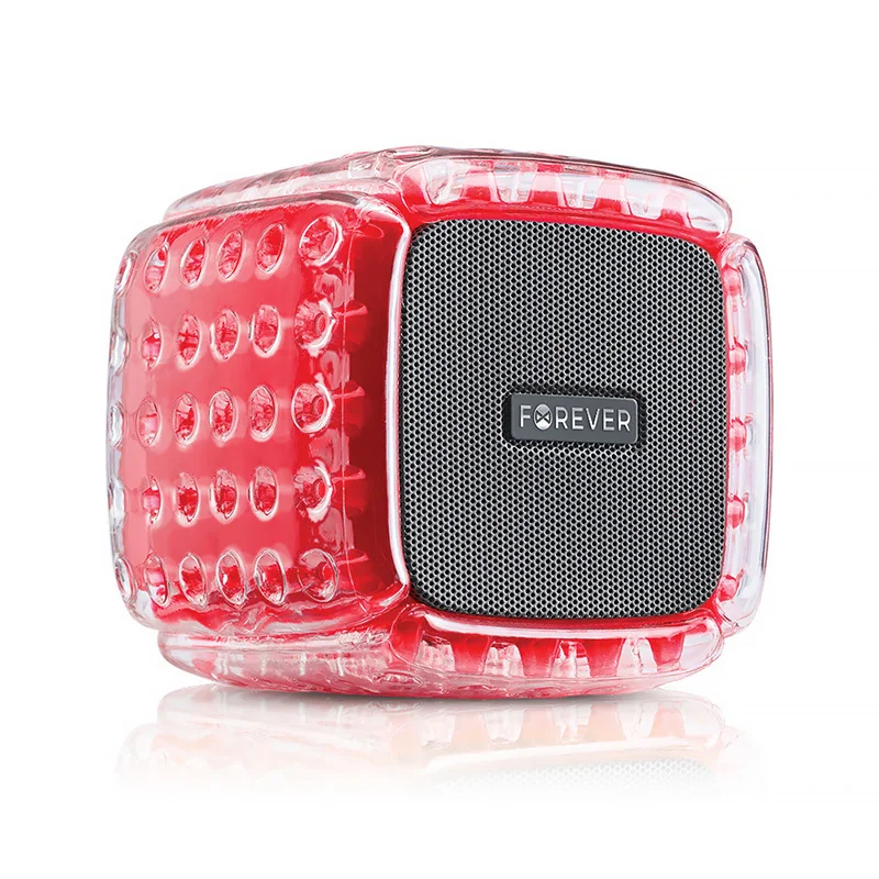 Reproduktor prenosný BLUETOOTH FOREVER BS-700 BUMPAIR červený