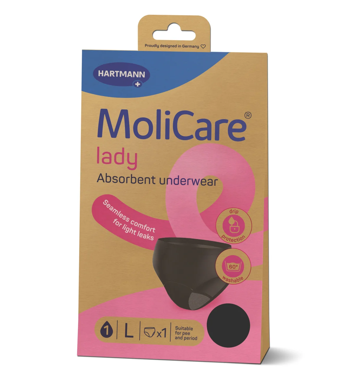 MoliCare lady L absorpčná spodná bielizeň 1×1 ks, inkontinenčná spodná bielizeň