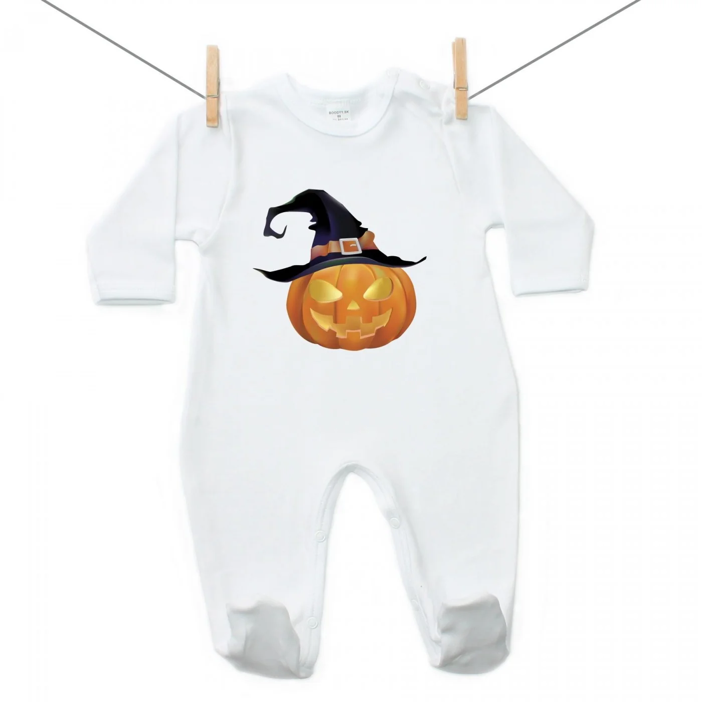 Boodyy Overal Halloween tekvica Veľkosť: 86