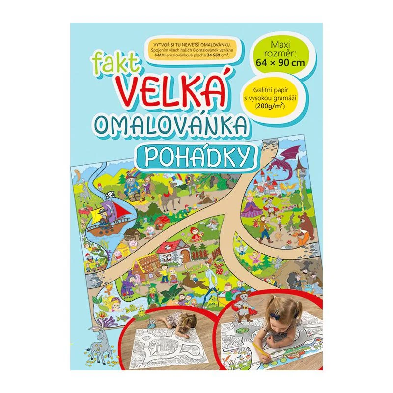 Fakt velká omalovánka Rozprávky , 47G2822