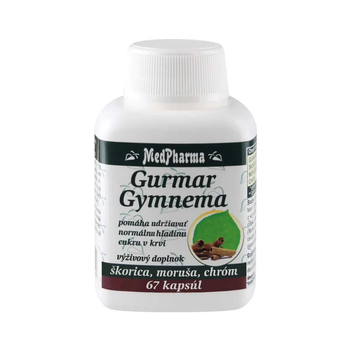 MedPharma Gurmar Gymnema 1×67 cps, výživový doplnok
