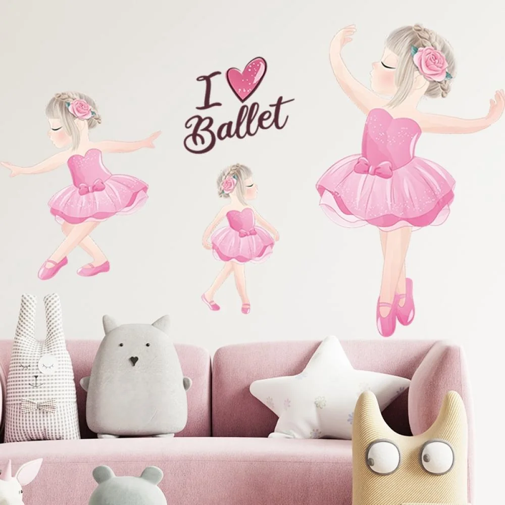 Samolepka na stenu I Love Ballet