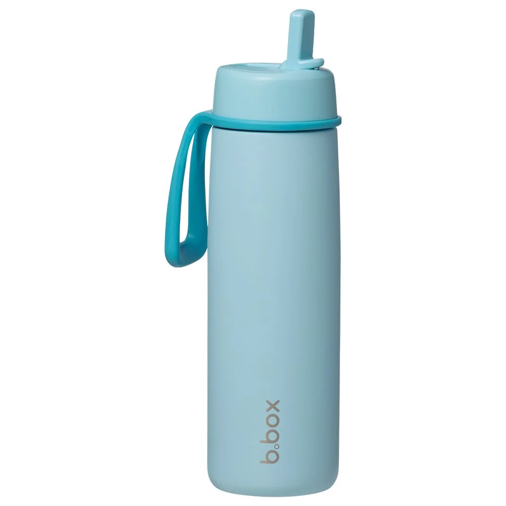 Nerezová termofľaša so slamkou 690 ml lagoon, nerezová oceľ