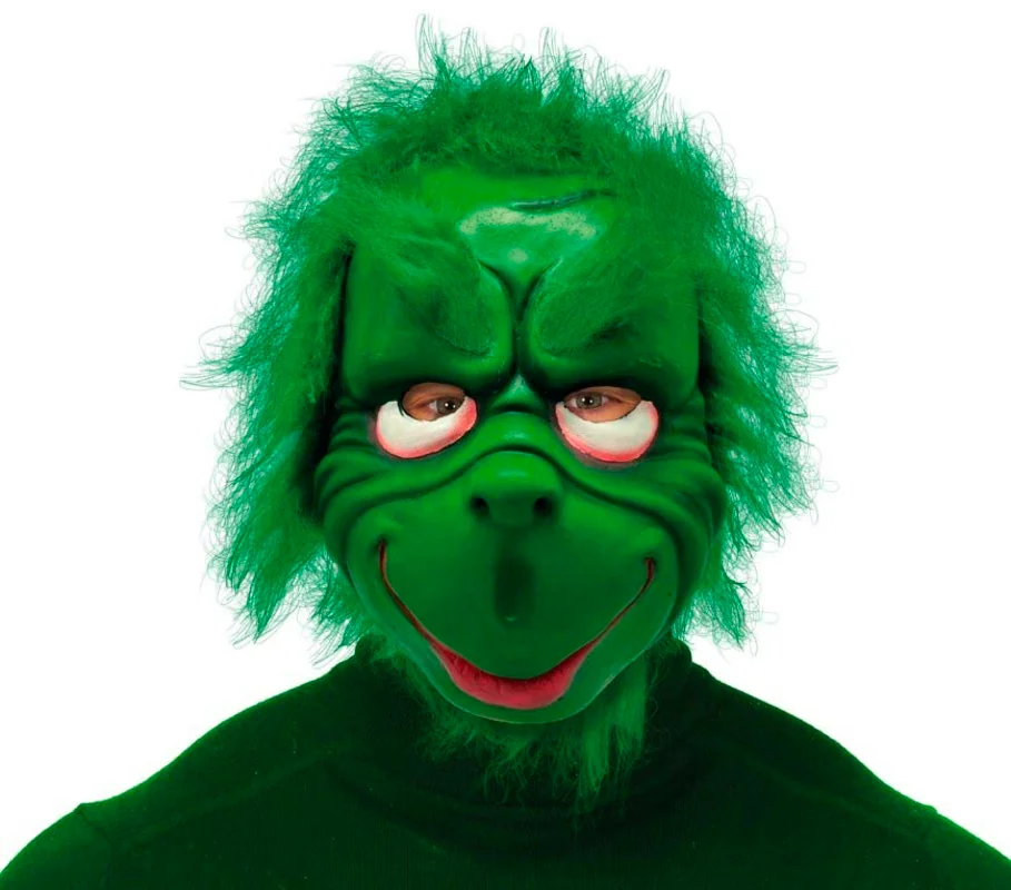 Karnevalová maska Grinch latex