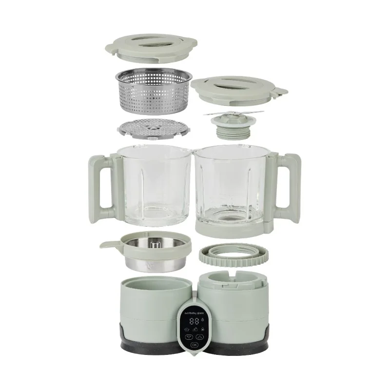 Babymoov multifunkčný prístroj Nutribaby Glass Celadon Green