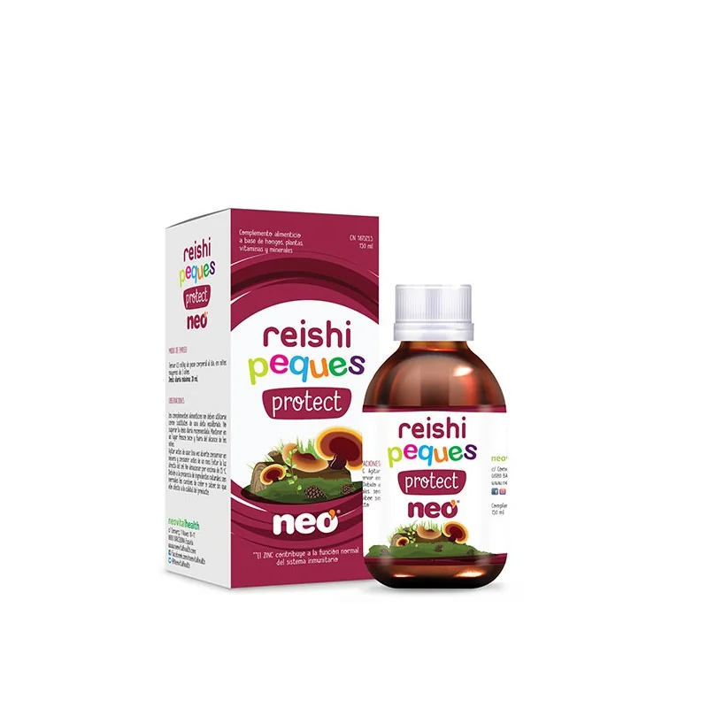 Neovital Health Reishi Peques Ochrana - Prírodný sirup pre deti s reishi, vitamínom C a zinkom, 150 ml