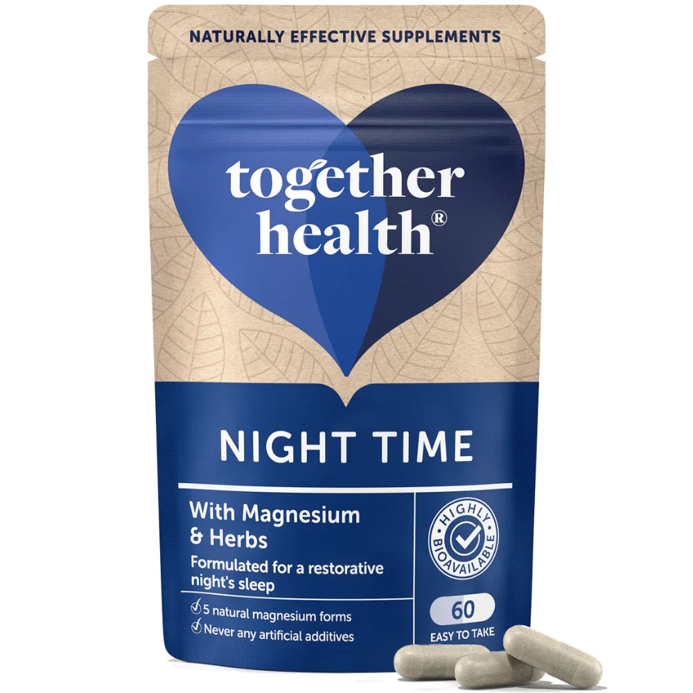 Together Health Večerné vitamíny - prírodný komplex s horčíkom a bylinkami, 60 kapsúl