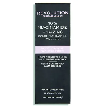 Revolution Skincare Blemish and Pore Refining Serum - 10% Niacinamide + 1% Zinc sérum 1×1 ks