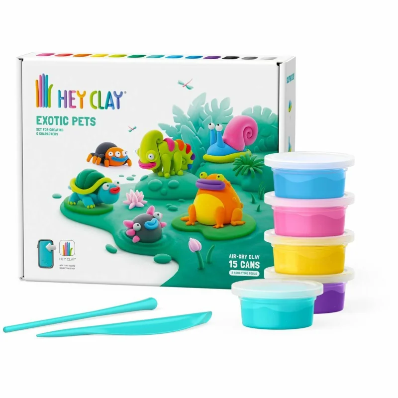 HEY CLAY Exotic Pets modelovacia hmota – Exotické domáce zvieratá