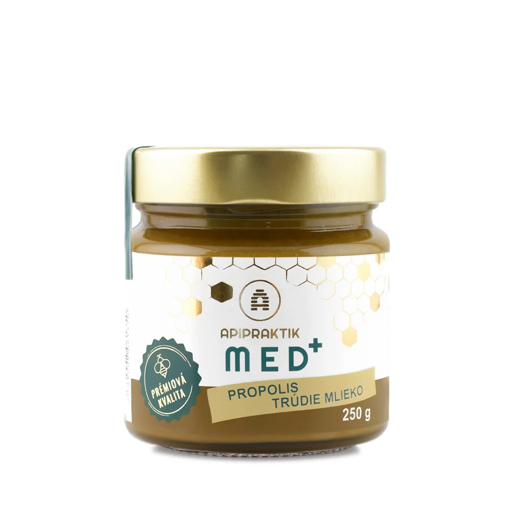 Med + propolis, trúdie mlieko 250g