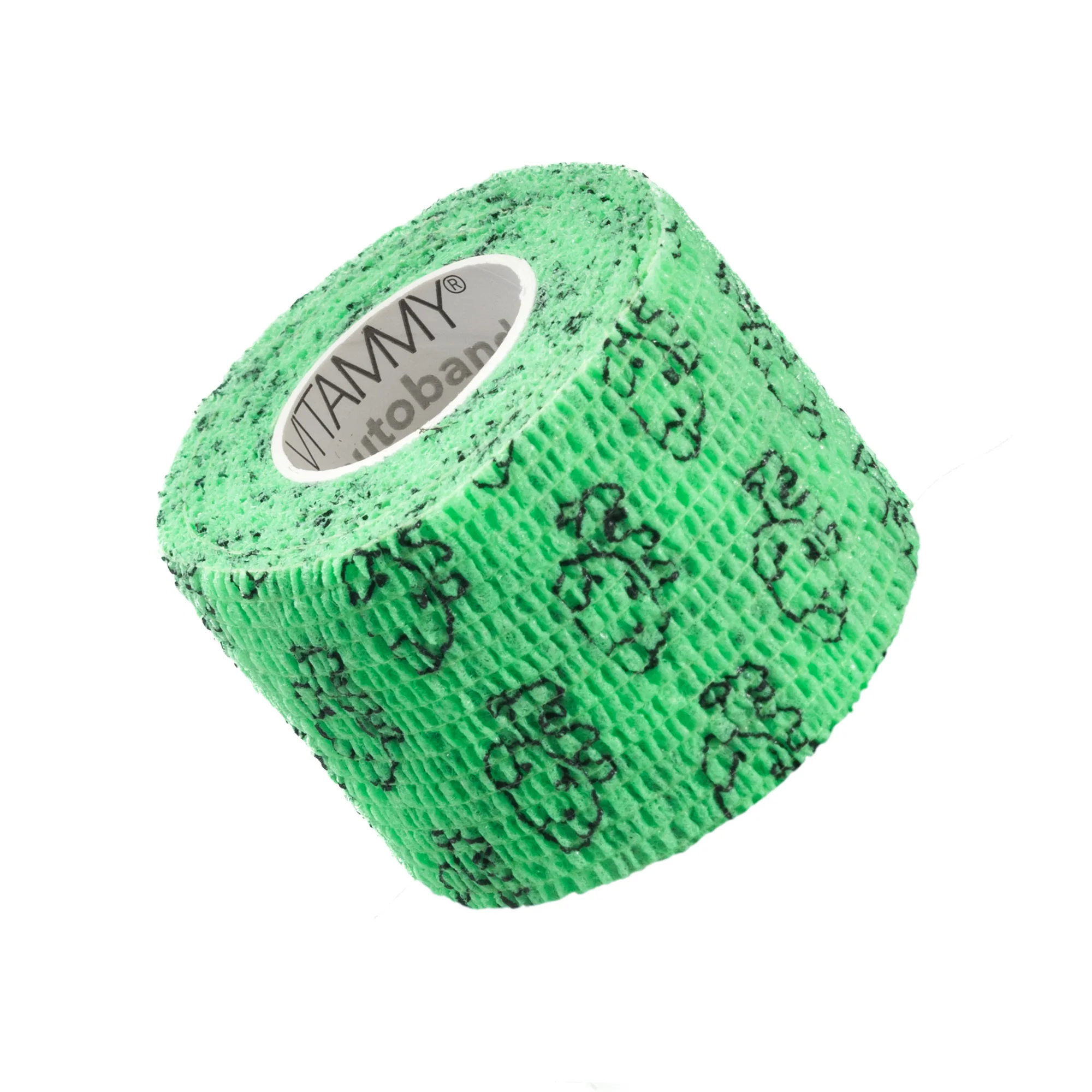 VITAMMY Autoband samolepiaca bandáž s potlačou mačky, zelená 5 cm x 450 cm